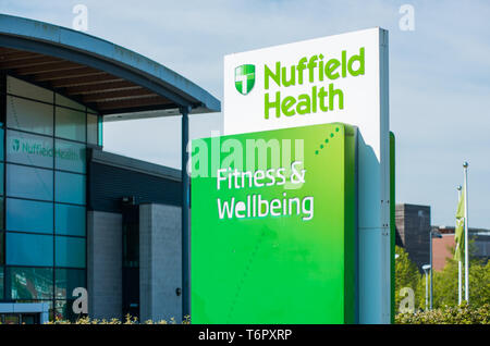 Nuffield Health Fitness & Wellness Center in der Nähe des Riverside Walk in Norwich, Norfolk, England, Vereinigtes Königreich. Stockfoto