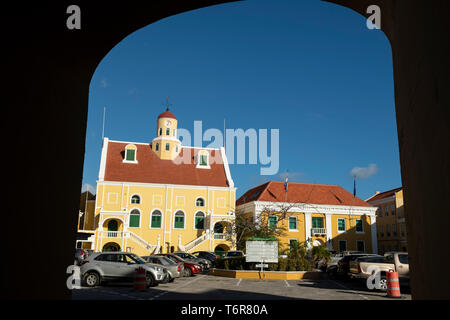 Fort Amsterdam, Willemstad, Curaçao Stockfoto