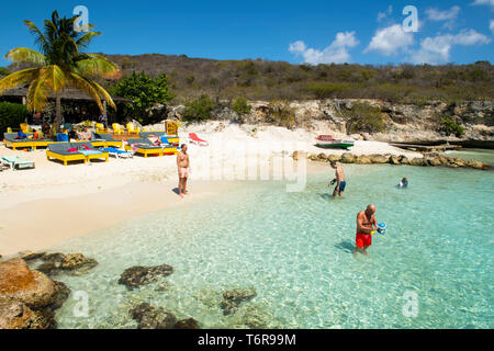 Playa Porto Marie Strand, Curaçao Stockfoto