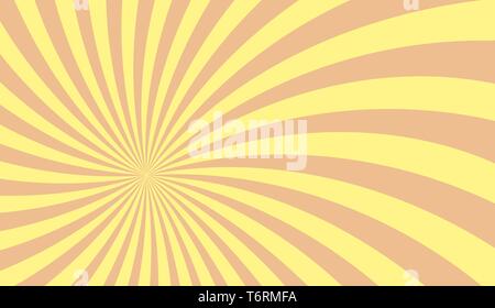 Retro Hintergrund mit einem Tone Sunburst, Vektor, Abbildung Stock Vektor