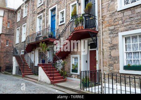 Ramsay Garten aus Ramsay Lane, Castlehill, Edinburgh, Schottland, Großbritannien Stockfoto