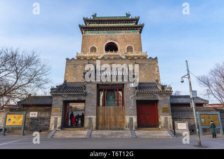 Zhonglou - Bell Tower in Peking, China Stockfoto