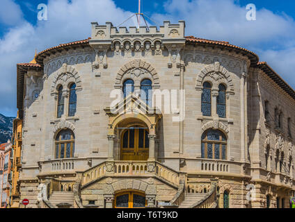 Palast der Justiz in Monaco auf der Französischen Riviera. Stockfoto