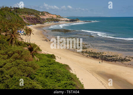 Schönen Strand von Praia do Amor in der Nähe von Pipa auf Brasilien Stockfoto