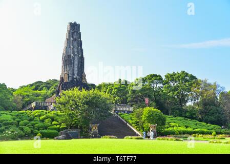 Der Turm des Friedens in Heiwadai Park in Miyazaki Stadt Stockfoto