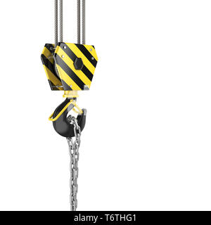 3D-rendering Kranhaken Stockfoto