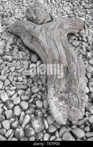 Holz geschnitzte Statue des gekreuzigten Jesus Christus Stockfoto