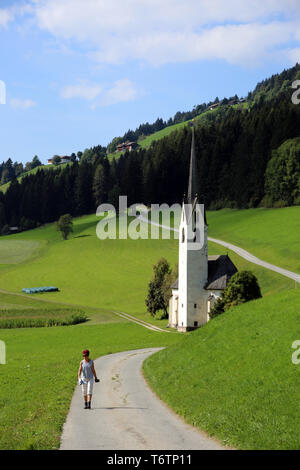 Kirche St. Magdalena in Moos Stockfoto