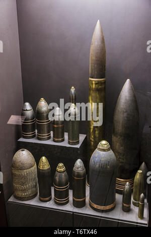 Rovereto: Collezione di artiglierie 1914 - 1918. [ENG] Rovereto: Sammlung von Artillerie, 1914 - 1918. Stockfoto