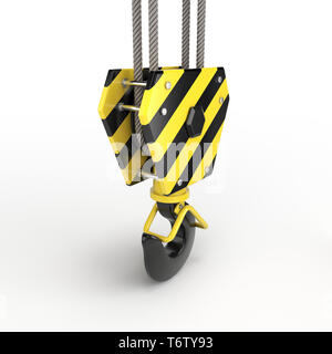 3D-rendering Kranhaken Stockfoto