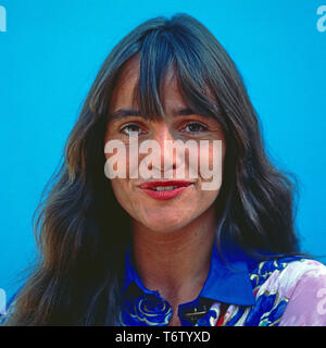 Katja Bienert, deutsche Plant und Autorin, Deutschland 1991. Deutsche Schauspielerin und Autorin Katja Bienert, Deutschland 1991. Stockfoto