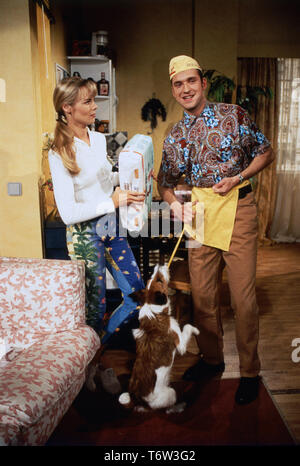 Gute Zeiten Schlechte Zeiten, Fernsehserie, Deutschland ab 1992, Darsteller: Saskia Valencia, Matthias Matz. Folge 509 Stockfoto