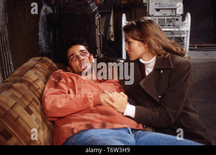 Gute Zeiten Schlechte Zeiten, Fernsehserie, Deutschland ab 1992, Darsteller: Andreas Elsholz, Tanja Wenzel. Folge 698 Stockfoto