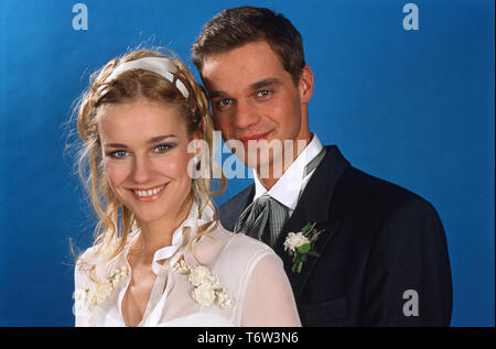 Gute Zeiten Schlechte Zeiten, Fernsehserie, Deutschland ab 1992, Darsteller: Rhea Harder, Raphael Schneider. Folge 1500 Stockfoto