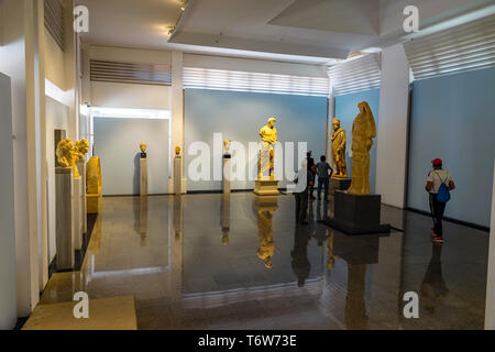 Museum Ausstellungen in Aphrodisias römische Überreste, Weltkulturerbe der UNESCO, den Westen der Türkei Stockfoto