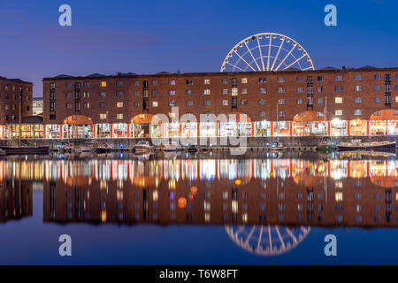 Albert Dock Liverpool England Stockfoto