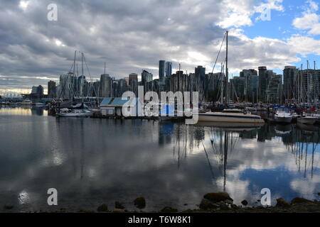 Skyline von Vancouver Stockfoto