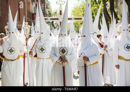 Semana Santa, April 2019, Sevilla, Spanien Stockfoto