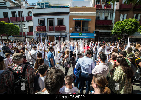 Semana Santa, April 2019, Sevilla, Spanien Stockfoto