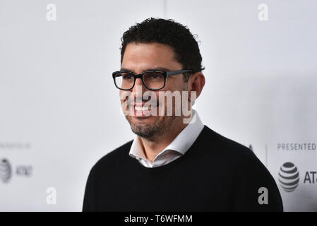 Sam Esmail besucht Tribeca spricht - ein Abschied von Herrn Roboter - 2019 Tribeca Film Festival am Frühling Studio am 28. April 2019 in New York City. Stockfoto