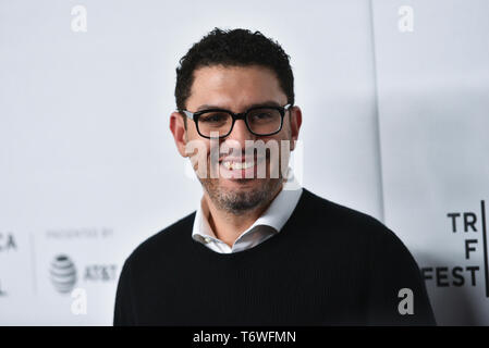 Sam Esmail besucht Tribeca spricht - ein Abschied von Herrn Roboter - 2019 Tribeca Film Festival am Frühling Studio am 28. April 2019 in New York City. Stockfoto