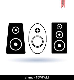 Einstellen der Geräte, Symbole und Kommunikation. Stock Vektor