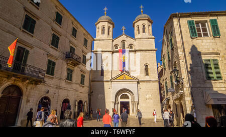 Orthodoxe Kirche des hl. Nikolaus in Kotor, Montenegro Stockfoto