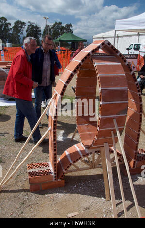 Maurer Wettbewerb country fair Catalunya Stockfoto