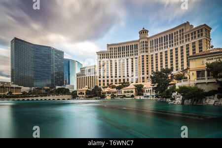 Hotels und die Skyline der Stadt Las Vegas in Nevada Stockfoto