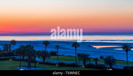 Blaue Stunde vor Dämmerung Stockfoto