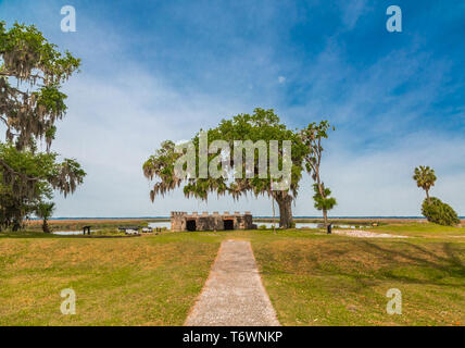 Fort Frederica Memorial Stockfoto