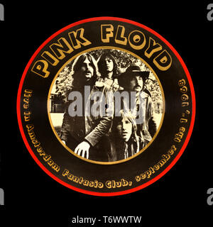 Pink Floyd - original Vinyl Album Cover - Live in Amsterdam Fantasio Club - 1987 Stockfoto