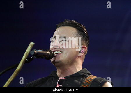 Deutsche Sänger Andreas Gabalier auf Tour, Freiburg, 2018 Stockfoto