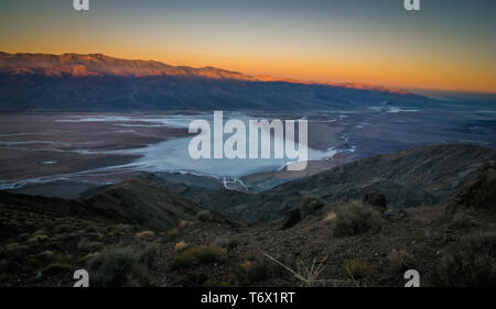 Fahren Sie um das Death Valley National Park in Kalifornien Stockfoto