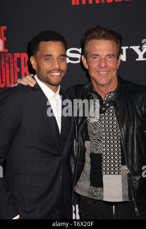 Michael Ealy, Dennis Quaid 05/01/2019 Die Los Angeles Premiere von "Der Eindringling' Am ArcLight Hollywood in Los Angeles, CA Foto von I. Hasega Stockfoto