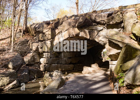 Die North Woods sind in der nordwestlichen Ecke des Central Park, NYC, USA Stockfoto