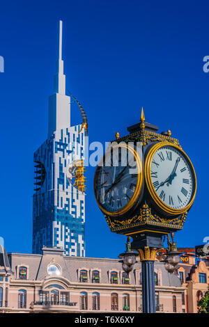 Die Architektur der Innenstadt von Batumi in der Autonomen Republik Adscharien Stockfoto