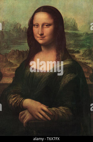 „Mona Lisa (La Gioconda), c1503. Von Leonardo da Vinci (1452-1519). Stockfoto