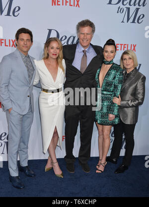 Los Angeles, USA. 02 Mai, 2019. James Marsden, Christina Applegate, Will Ferrell, Linda Cardellini und Liz Feldman 047 kommt an von Netflix tot zu mir Season 1 Premiere auf der großen Bühne am 02.Mai 2019 in Santa Monica, Kalifornien. Credit: Tsuni/USA/Alamy leben Nachrichten Stockfoto