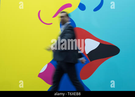 Berlin, Deutschland. 27 Apr, 2019. Funktion 70. Ordentlichen Bundesparteitag der FDP in Berlin, Deutschland am 27.04.2019. | Verwendung der weltweiten Kredit: dpa/Alamy leben Nachrichten Stockfoto