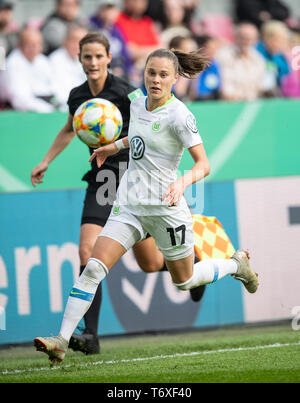 Köln, Deutschland. 01 Mai, 2019. Ewa PAJOR (WOB). Wolfsburg (WOB) - SC Freiburg (FR) 1:0, am 01.05.2019 in Köln/Deutschland. | Verwendung der weltweiten Kredit: dpa/Alamy leben Nachrichten Stockfoto