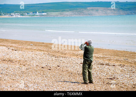 Dorchester, Dorset. 3. Mai 2019. UK Wetter: Menschen Kopf zu sonnigen Weymouth die Bank Holiday Wochenende zu genießen. Credit: stuart Hartmut Ost/Alamy leben Nachrichten Stockfoto