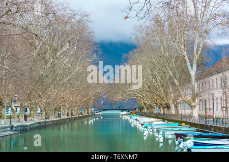 Pont des Amours in Annecy, Frankreich Stockfoto