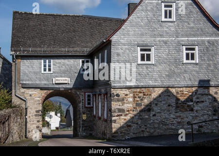 Greifenstein am Besten erhaltene Burg in Deutschland Stockfoto