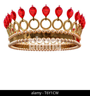 Royal Crown ist ein sehr schönes Objekt für Ihre Kreationen Stockfoto