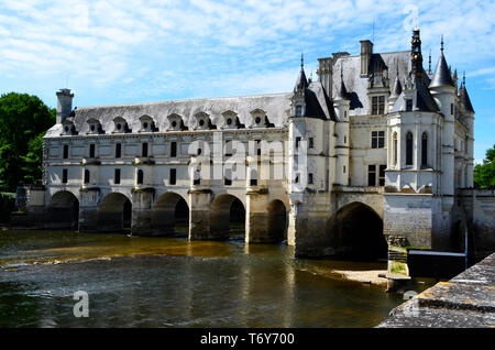 Burgen und Schlösser im Tal der Loire, Frankreich Stockfoto