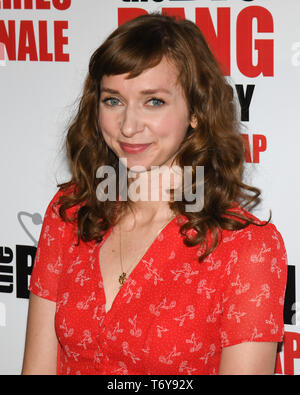 Mai 1, 2019 - LAUREN Lauren LAPKUS Lapkus nimmt an den Urknall Theoryâ €™ S-Serie Finale Party im The Langham Huntington. (Bild: © Billy Bennight/ZUMA Draht) Stockfoto