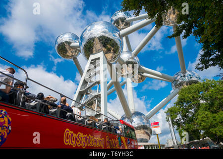 Atomium in Brüssel Belgien Stockfoto