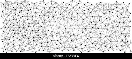 Linie und Punkt Muster Hintergrund. Stock Vektor