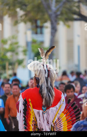 Indische Tänzerin in El Salvador Stockfoto